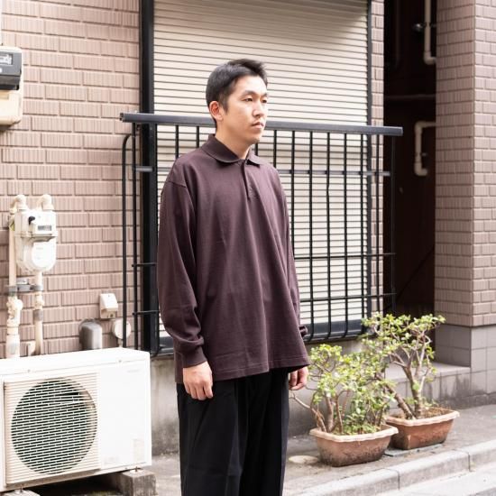 YOKO SAKAMOTO ヨーコサカモト 「TUBE L/S POLO」- WEEKENDER SHOP