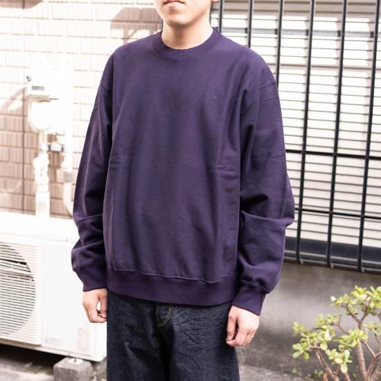 トップス blurhms LIGHT SWEET CREW-NECK P/O Blurhms Light Sweat Crewneck P/O - Slate Grey | Wallace