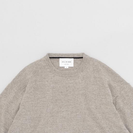 STILL BY HAND スティルバイハンド 「Silk Mixed Pullover 「KN03253