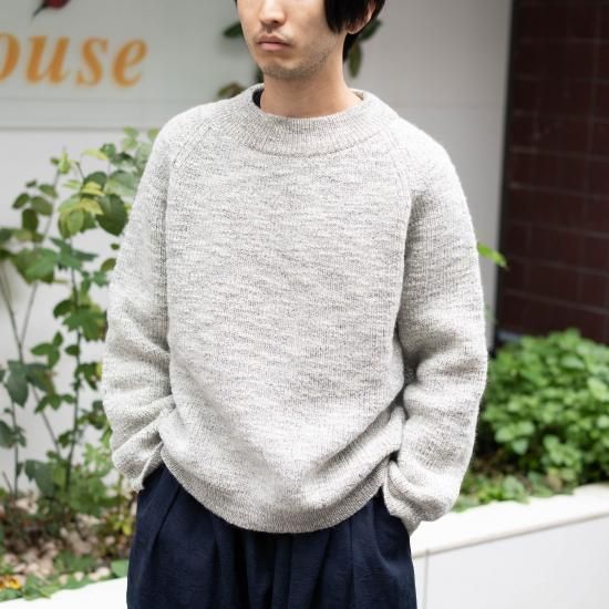 MITTAN ミッタン 「ウルグアイスラブNMウールセーター KN-35