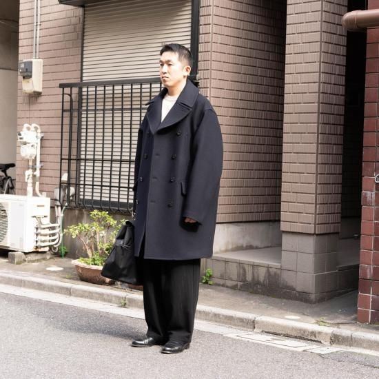 blurhms ブラームス 「Wool Melton 10B Pea Coat」 - WEEKENDER SHOP