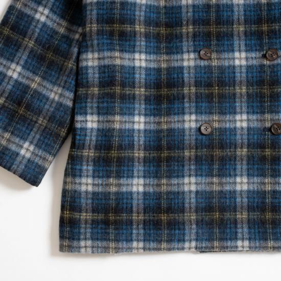 MEYME メヤメ GLENCHECK LINEN JACKET 美品 MEYAME メヤメ 「WOOL CHECK DOUBLE COAT」 - WEEKENDER SHOP ANDEL