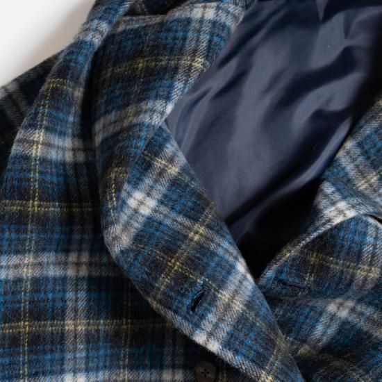 MEYME メヤメ GLENCHECK LINEN JACKET 美品 MEYAME メヤメ 「WOOL CHECK DOUBLE COAT」 - WEEKENDER SHOP ANDEL