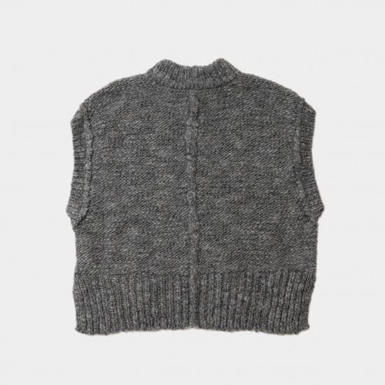 comm.arch. コム・アーチ「Hand Framed Chunky Mock Vest