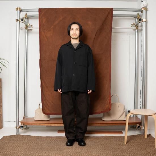 STILL BY HAND スティルバイハンド 「ウールサージ素材 カバーオール