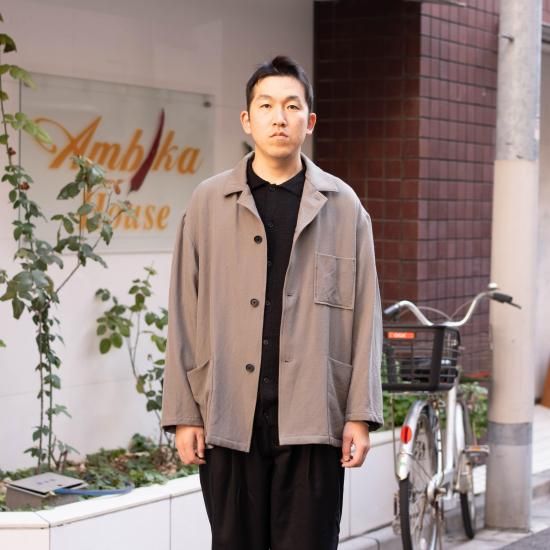 STILL BY HAND スティルバイハンド 「ウールサージ素材 カバーオール