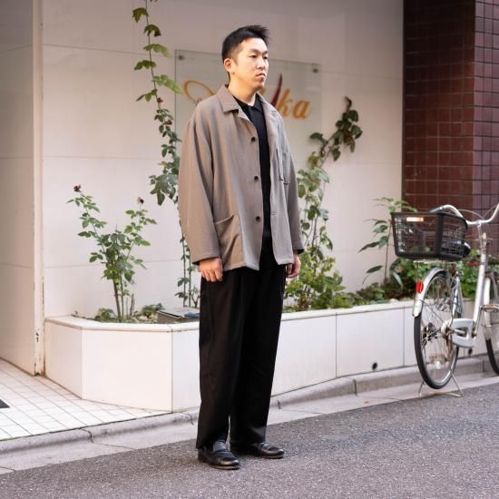 STILL BY HAND スティルバイハンド 「ウールサージ素材 カバーオール