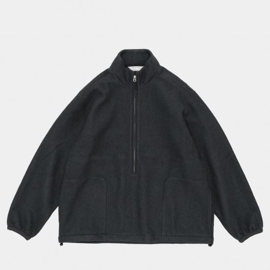 STILL BY HAND スティルバイハンド 「ウールパイル素材 スタンドカラー