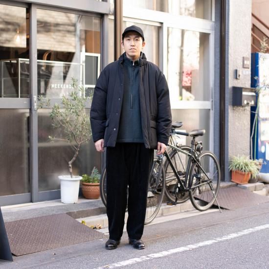 STILL BY HAND スティルバイハンド 「ウールパイル素材 スタンドカラー