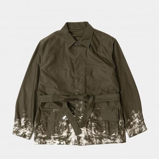 gasa*ガサ　コットンリネン　ジャケット gasa*ガサ コットンリネン ジャケット GASA ガサ フラワージャガード