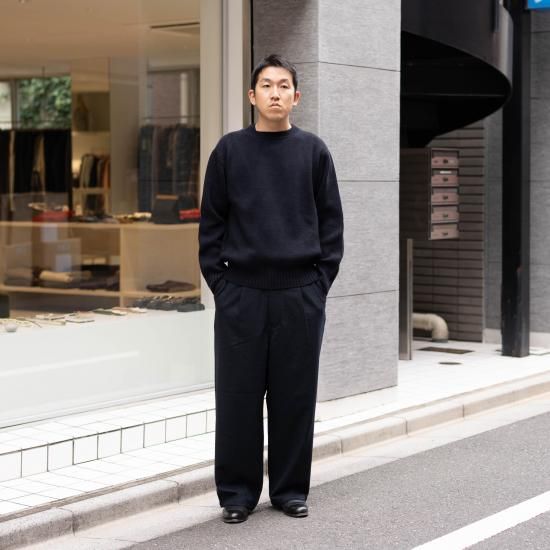 comm.arch. コム・アーチ「Hand Framed Crew Neck P/O」－ WEEKENDER SHOP