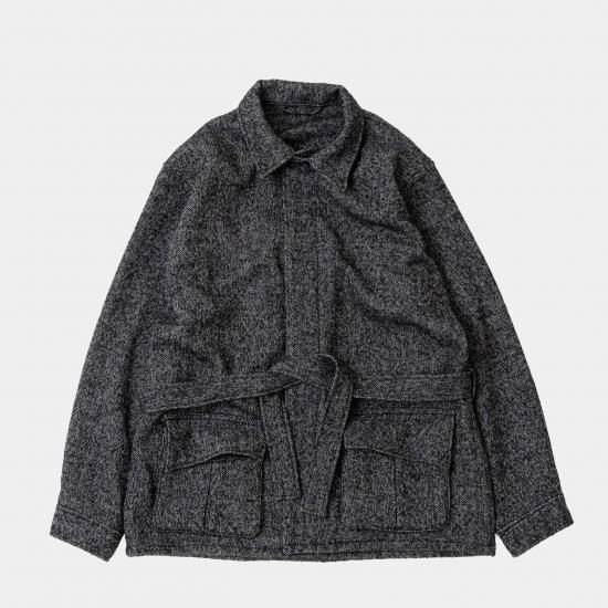 新品未使用 awasa アワサ ツイード ジャングルファティーグ size2 awasa アワサ 「Fancytweed Belted Jacket 」 － WEEKENDER SHOP