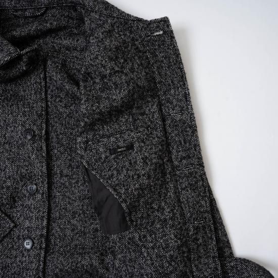 新品未使用 awasa アワサ ツイード ジャングルファティーグ size2 awasa アワサ 「Fancytweed Belted Jacket 」 － WEEKENDER SHOP