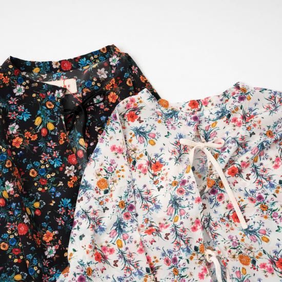 MEYAME メヤメ 「BLOUSE JACKET (FLOWER) 」 - WEEKENDER SHOP ANDEL