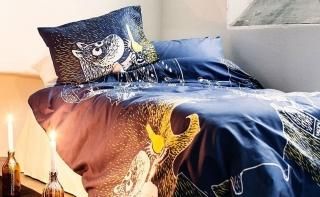 フィンレイソン ムーミン枕布団カバーセット ローズムーミン MOOMIN