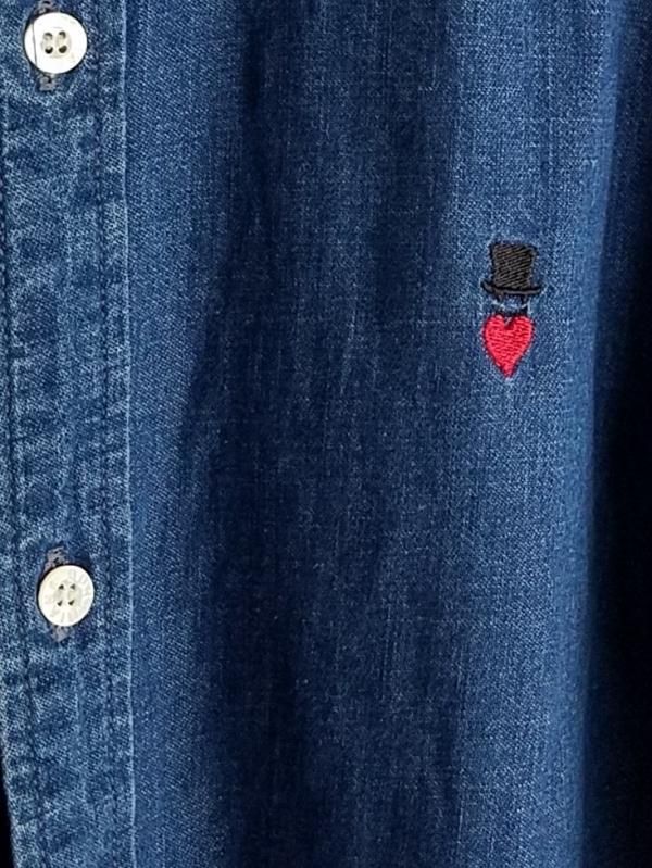 再入荷！Bohemians(ボヘミアンズ) DENIM STAND COL SHIRTS