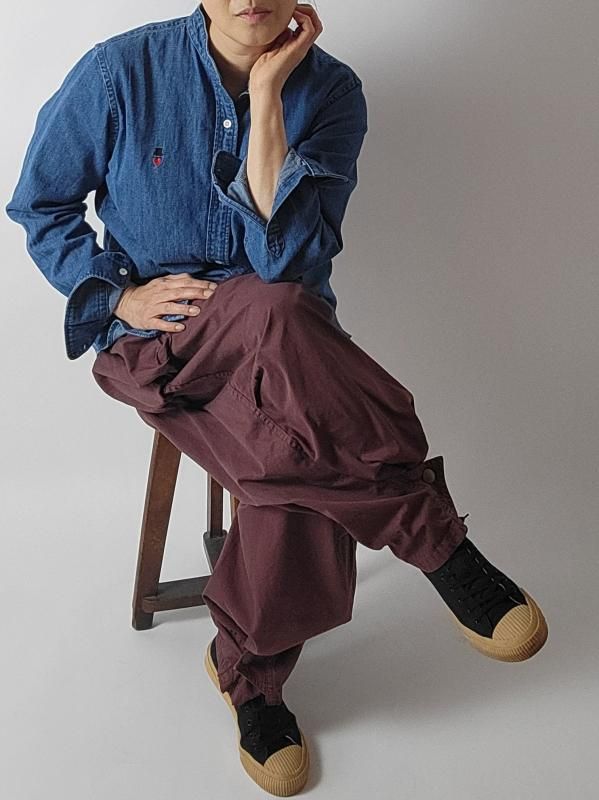 再入荷!Bohemians(ボヘミアンズ) DENIM STAND COL SHIRTS 再入荷!Bohemians(ボヘミアンズ) DENIM STAND COL SHIRTS