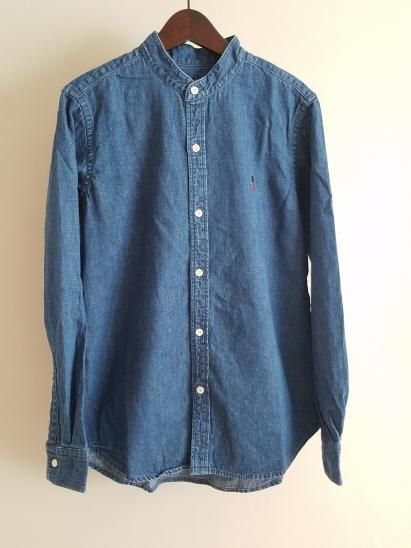 再入荷！Bohemians(ボヘミアンズ) DENIM STAND COL SHIRTS