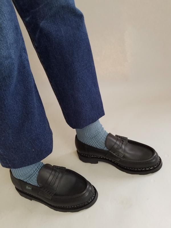 新しいスタイル Paraboot ORSAYオルセーローファー 黒 ローファー/革靴