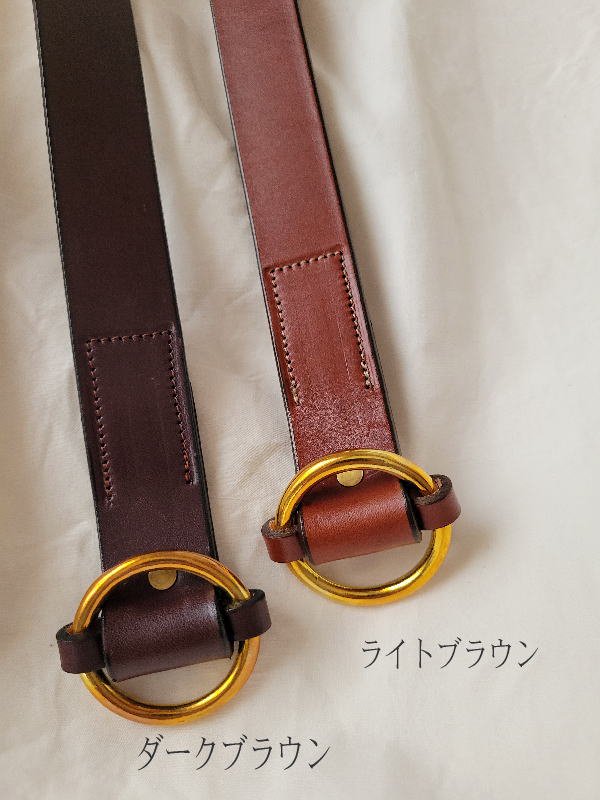 TORY LEATHER/トリーレザー】Strap Belts with Ring Buckle / 2023年