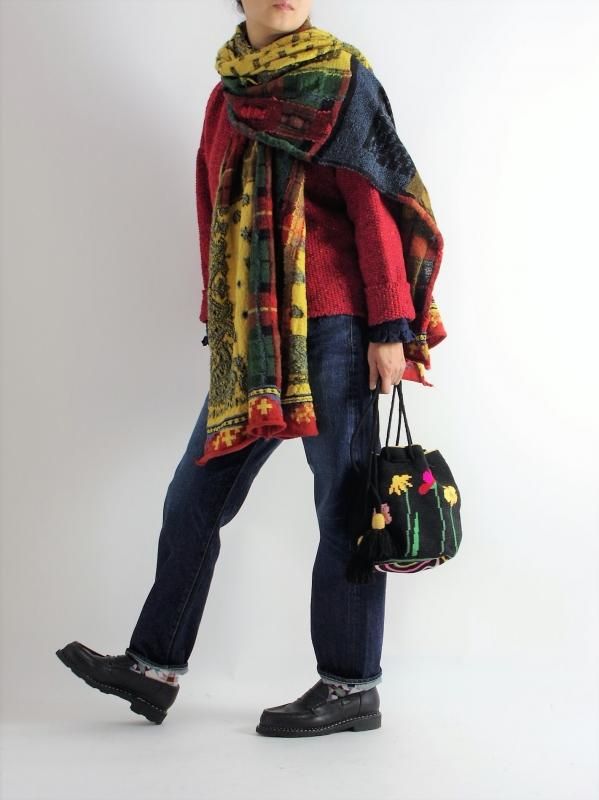 キャピタル KAPITAL *ニットストール*大判マフラー0923(st10 キャピタル KAPITAL *ニットストール*大判マフラー0923(st10