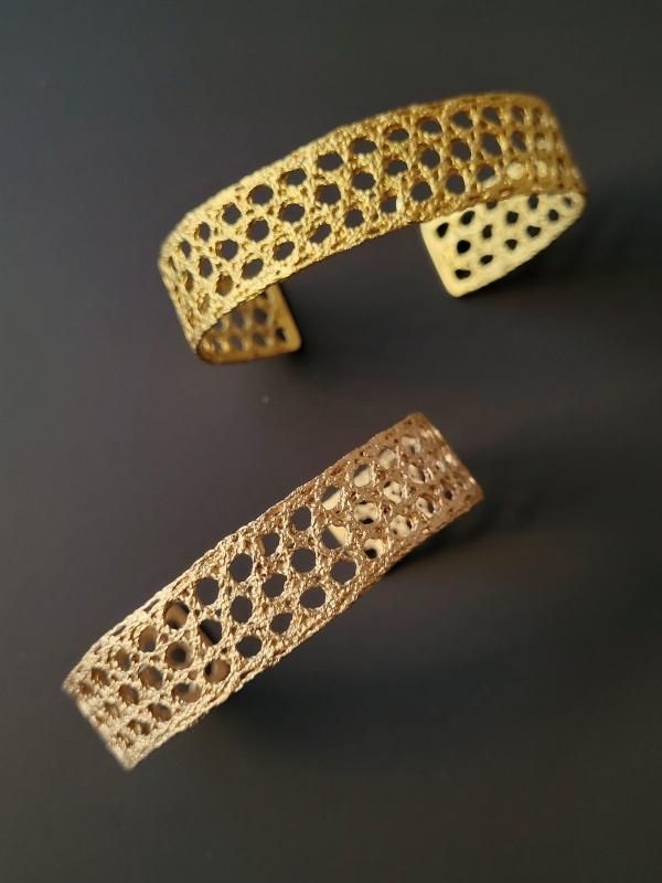 MAISON RUBUS（メゾンルーバス）Recollection lace bangle (L