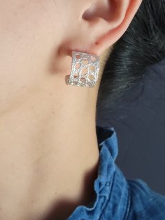 ★MAISON RUBUS（メゾンルーバス）ピアス両耳　Recollection lace pierce (L) | silver