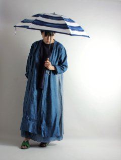 breezyblue(ブリージーブルー) ハンドプリント折りたたみ傘　晴雨兼用（ＵＶカット仕様）