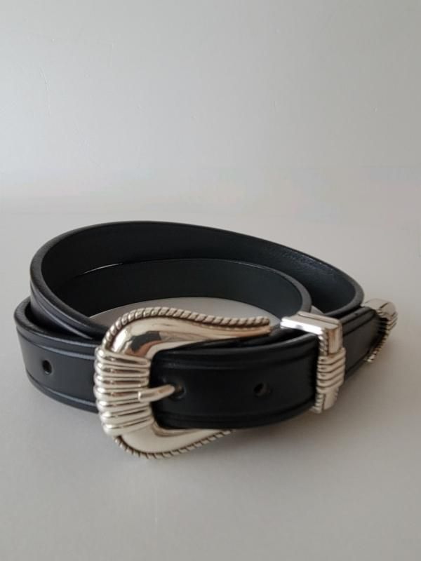 TORY LEATHER(トリーレザー) シルバーバックルベルト Silver Buckle