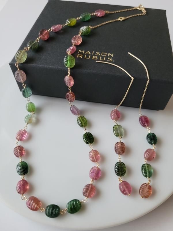 Yahoo!オークション - MAISON RUBUS. drops necklace