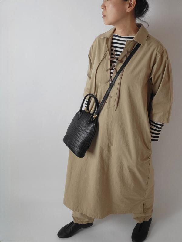 POMTATA (ポンタタ)FIN 2WAY SHOULDER ショルダーバッグ型押し(2WAY