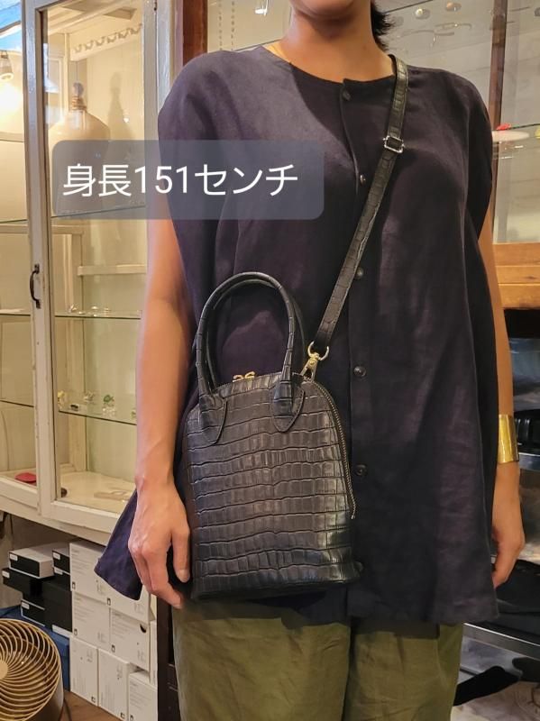 POMTATA (ポンタタ)FIN 2WAY SHOULDER ショルダーバッグ型押し(2WAY