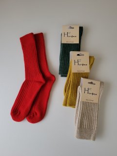 H FOOT WEAR （エイチフットウェア）Socks / プレーンソックス（Made in Portugal)　　　【ネコポス指定可能】