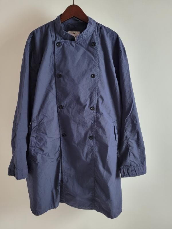新品　HTS コットンポプリン スタンドカラーダブルブレストジャケット HTS/HARROW TOWN STORES（ ハロータウンストアーズ）COTTON