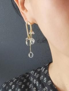 monshiro/モンシロ BALSA PEARL HOOP ピアス（ピアス（両耳用