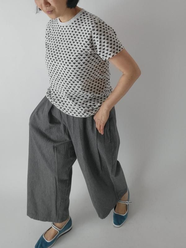 ボヘミアンズ　ボタニカル模様　フレンチスリーブ　シャツ　サイズ2 ボヘミアンズ ボタニカル模様 フレンチスリーブ シャツ サイズ2