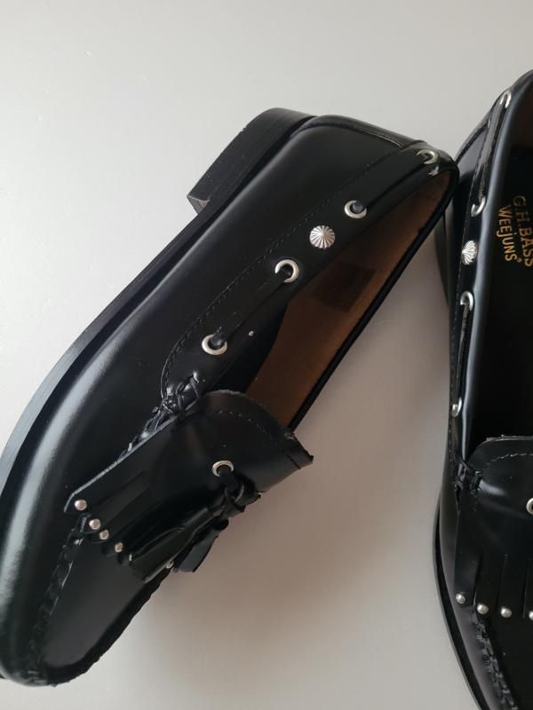 G.H.BASS （ジーエイチバス）キルトタッセル ローファー　BLACK G.H.BASS(ジーエイチバス) | タッセルローファー一覧 – GMT inc. 公式