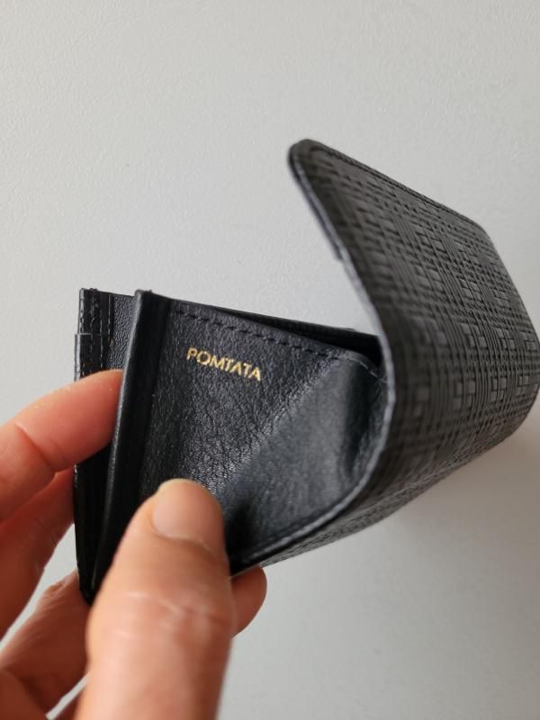 POMTATA （ポンタタ）当店別注 メッシュ型押し牛革 ミニ