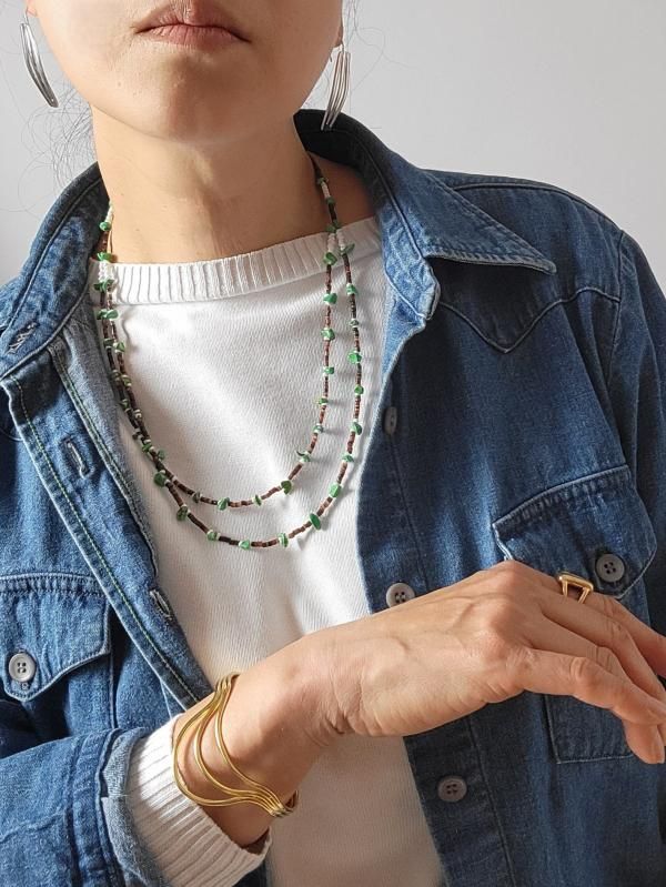 NAVAJO BENNIE RATION カラーストーンネックレストップ