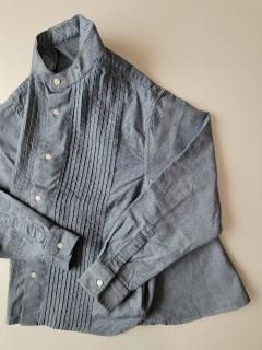 Bohemians(ܥإߥ)INDIGO PIN TUCK STAND SHIRTSԥ󥿥åġ