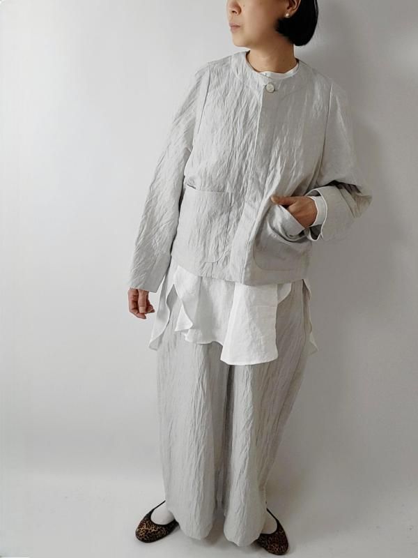 kijinokanosei（キジノカノウセイ）dokan pants -sa white