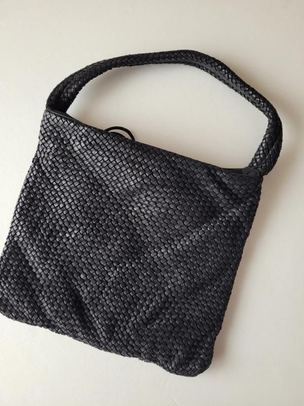 B34　maison de soil　編み込みハンドバッグ　メゾンドソイル maison de soil（メゾンドソイル）ワンハンドルバッグ ALL SMALL