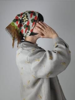 TOASTʥȡȡFolk Floral Print Linen Bandana ͥХ