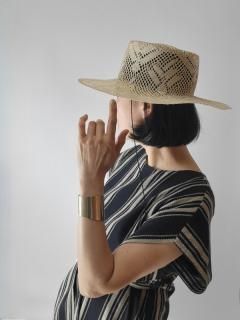 WONDER FULL LIFE  CHISAKI  ȥݥϥå dead stock material/strawatural