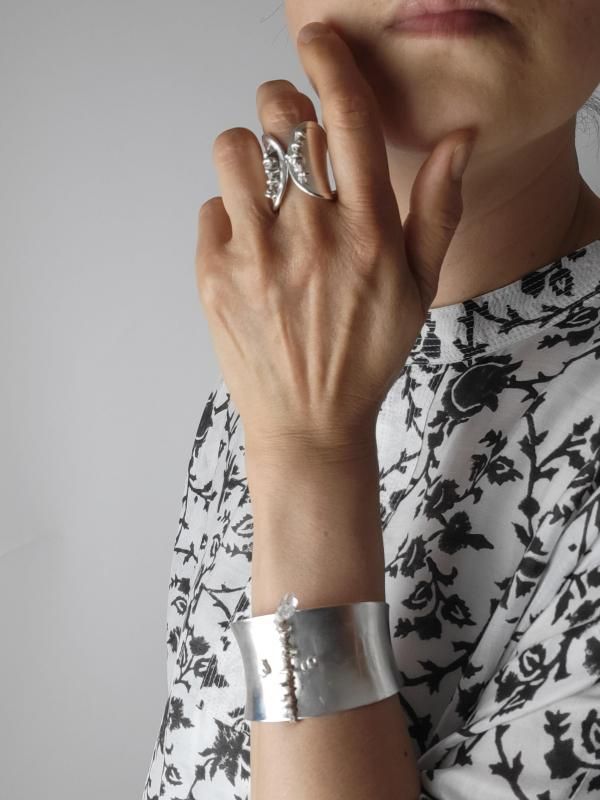 メタファー　バングル シルバー925 フェザー バングル ネイティブ インディアン