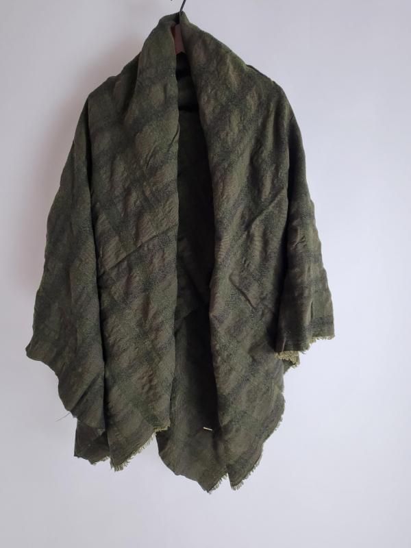 Honnete （オネット）ワイドストール C/W Washed Shadow Check