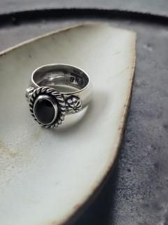 Ericka Nicolas Begay ʥå ˥饹 ӥ˥󥰡06FLPL ONYX RINGʥ˥ 