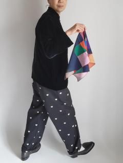 KAPITAL（キャピタル）高密度ツイル アオザイカーゴパンツ - バナナ