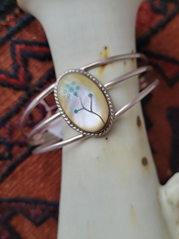 1970's navajo silver bangl（ナバホ族） INDIAN JEWELRY インディアンジュエリー】Navajo Silver×14KGF