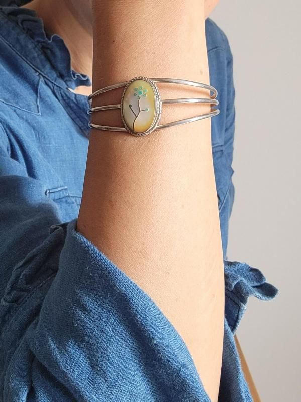 50's インディアンジュエリー　スターリングシルバー　バングル INDIAN JEWELRY - ☆新品未使用品 インディアンジュエリー